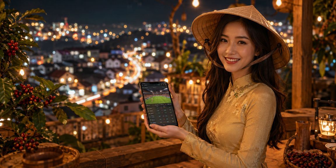 Khung cảnh Đà Lạt minh họa người dùng đọc ưu đãi casino trên di động