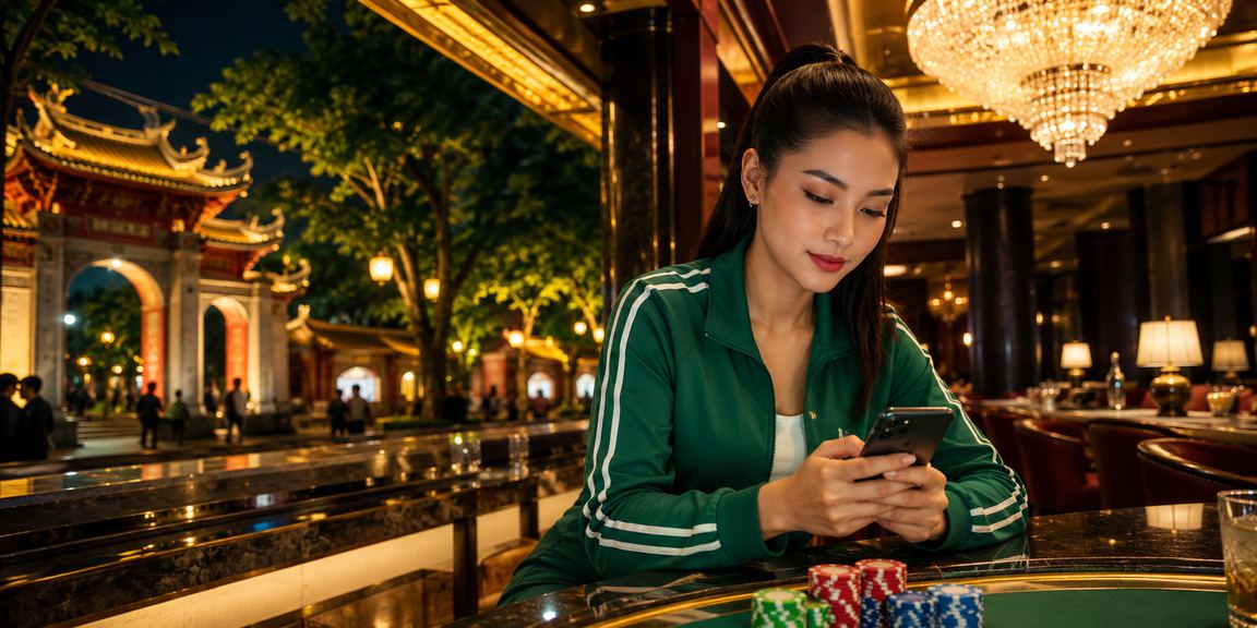 Người dùng Hà Nội xem phân tích baccarat trên thiết bị di động